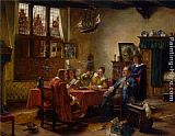 A Merry Company by Fritz Wagner